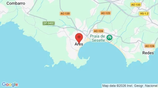 Apartments for rent i Ares - kort over placeringen