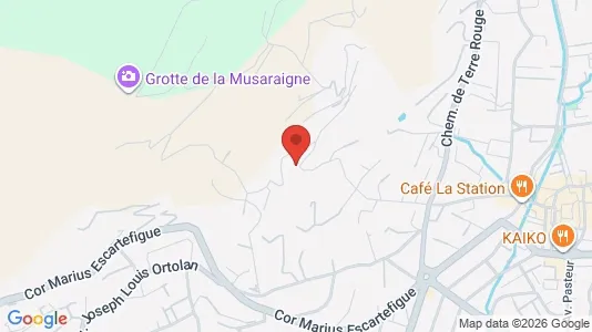 Apartments for rent i Nice - kort over placeringen