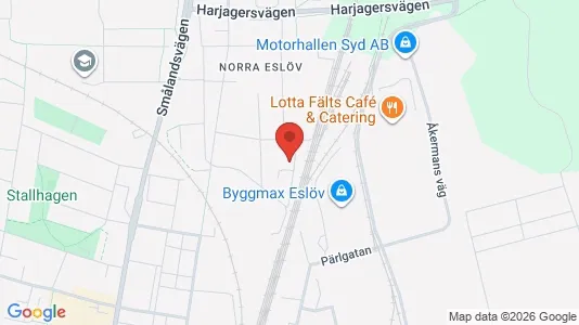 Apartments for rent i Eslöv - kort over placeringen