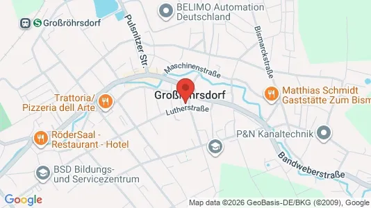 Apartments for rent i Bautzen - kort over placeringen