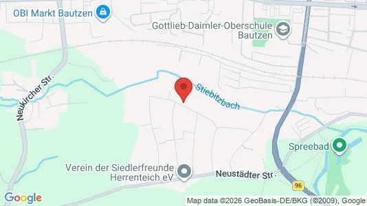 Apartments for rent i Bautzen - kort over placeringen