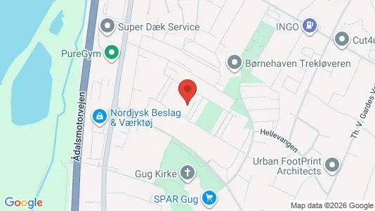 Apartments for rent i Aalborg SØ - kort over placeringen
