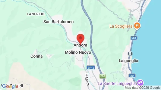 Apartments for rent i Andora - kort over placeringen