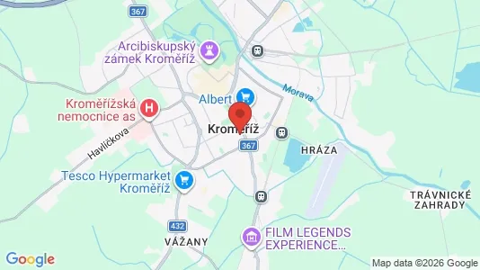 Apartments for rent in Kroměříž - Photo from Google Street View