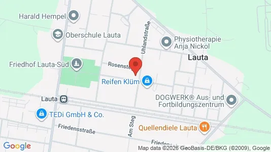 Apartments for rent i Bautzen - kort over placeringen
