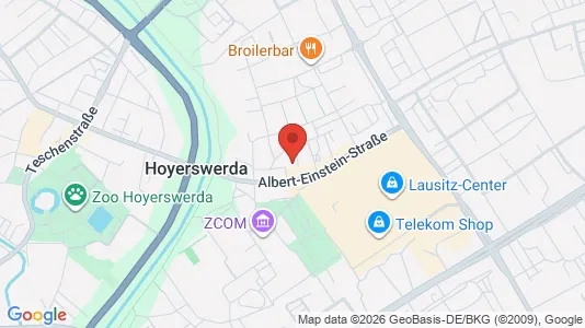 Apartments for rent i Bautzen - kort over placeringen