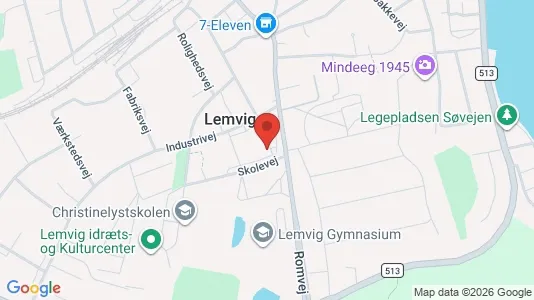 Apartments for rent i Lemvig - kort over placeringen