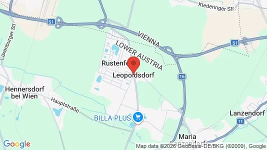 Apartments for rent i Leopoldsdorf - kort over placeringen