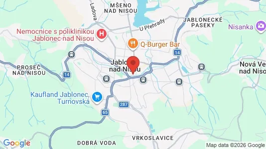 Apartments for rent in Jablonec nad Nisou - Photo from Google Street View