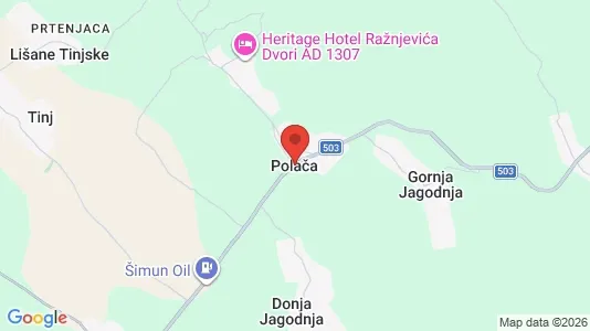 Houses for rent i Polača - kort over placeringen