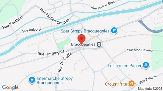Apartments for rent i La Louvière - kort over placeringen