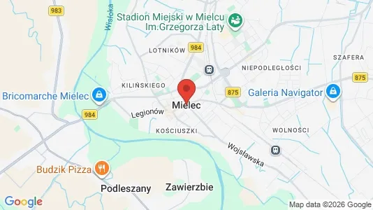 Houses for rent i Mielecki - kort over placeringen