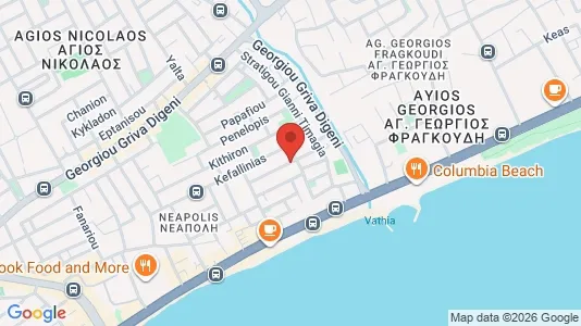 Apartments for rent i Limassol - kort over placeringen