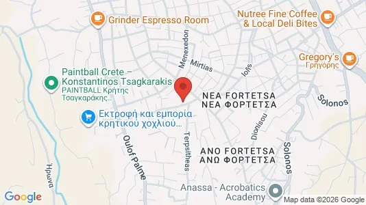 Apartments for rent i Heraklion - kort over placeringen