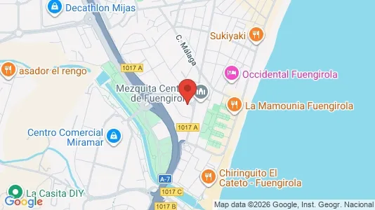 Apartments for rent i Fuengirola - kort over placeringen