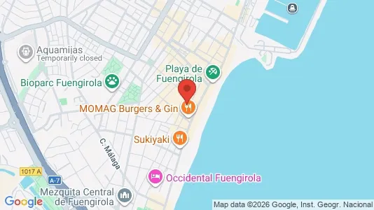 Apartments for rent i Fuengirola - kort over placeringen