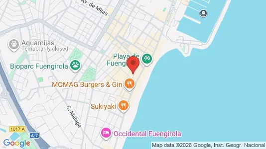 Apartments for rent i Fuengirola - kort over placeringen