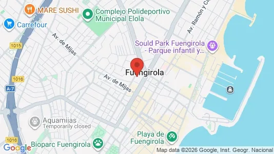 Apartments for rent i Fuengirola - kort over placeringen