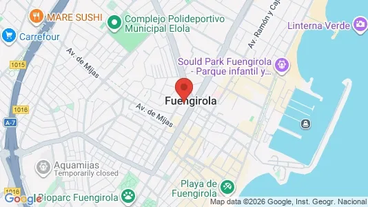 Apartments for rent i Fuengirola - kort over placeringen