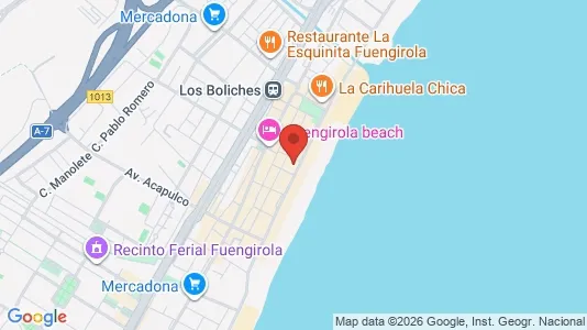 Apartments for rent i Fuengirola - kort over placeringen