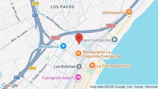 Apartments for rent i Fuengirola - kort over placeringen