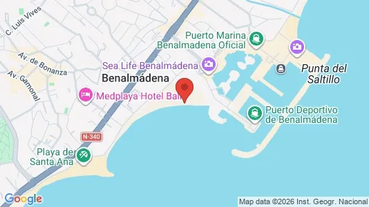 Apartments for rent i Benalmádena - kort over placeringen
