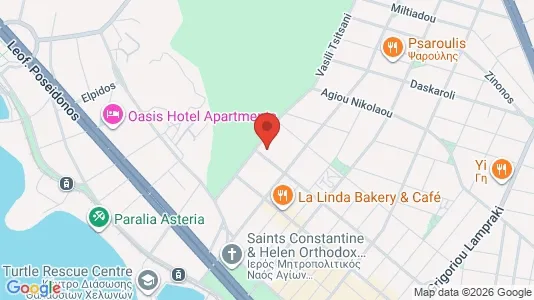 Apartments for rent i Glyfada - kort over placeringen