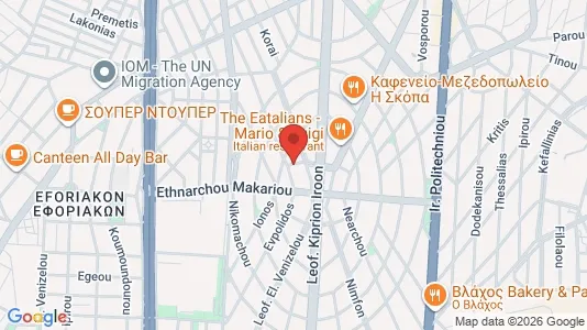 Apartments for rent i Alimos - kort over placeringen