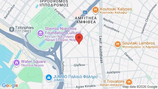 Apartments for rent i Kallithea - kort over placeringen