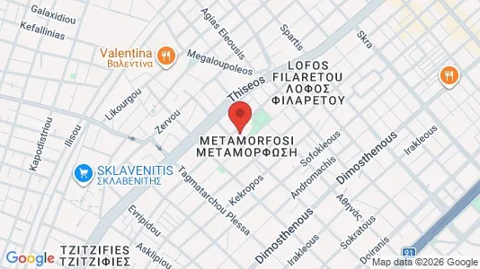 Apartments for rent i Kallithea - kort over placeringen