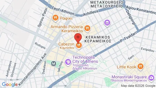 Apartments for rent i Athens Gazi - kort over placeringen