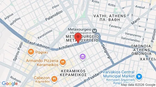 Apartments for rent i Athens Gazi - kort over placeringen