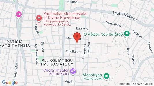 Apartments for rent i Galatsi - kort over placeringen