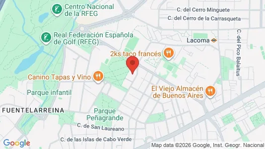 Apartments for rent i Madrid Fuencarral-El Pardo - kort over placeringen