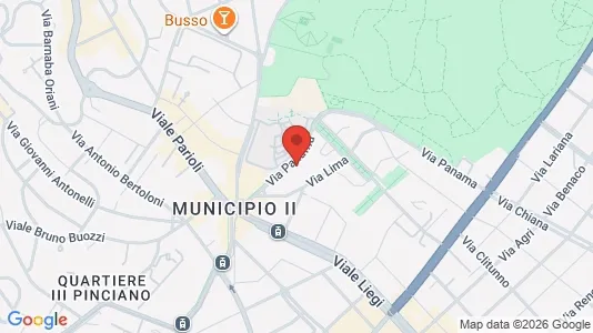 Rooms for rent i Roma Municipio II – Parioli/Nomentano - kort over placeringen