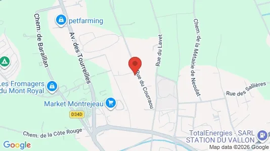 Apartments for rent i Saint-Gaudens - kort over placeringen