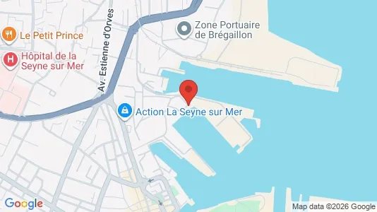 Apartments for rent i Toulon - kort over placeringen