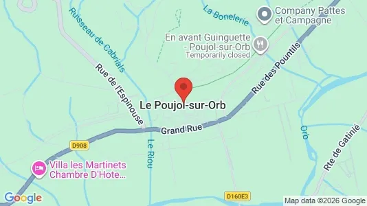 Apartments for rent i Béziers - kort over placeringen