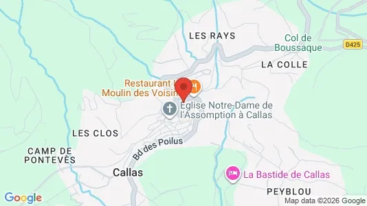 Apartments for rent i Draguignan - kort over placeringen