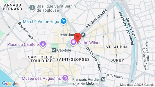 Apartments for rent i Toulouse - kort over placeringen