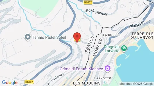 Apartments for rent i Nice - kort over placeringen