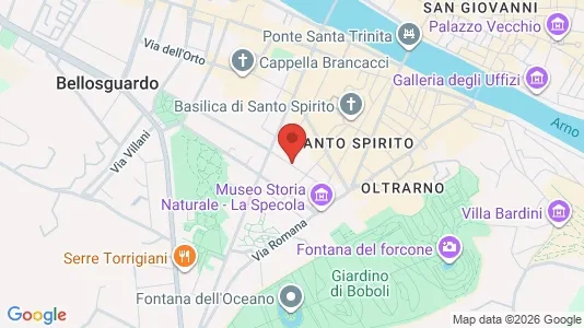 Apartments for rent i Florence - kort over placeringen