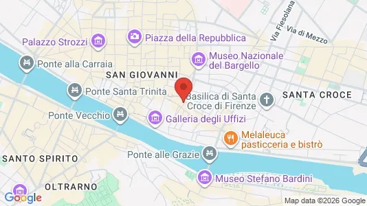 Apartments for rent i Florence - kort over placeringen