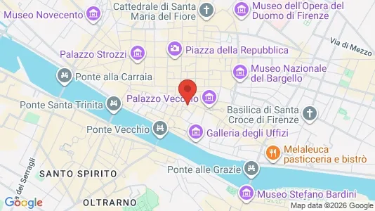 Apartments for rent i Florence - kort over placeringen