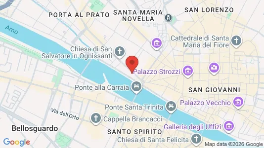 Rooms for rent i Florence - kort over placeringen