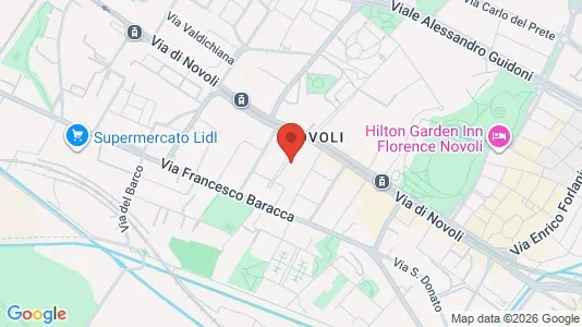 Rooms for rent i Florence - kort over placeringen