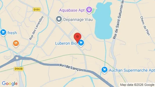 Apartments for rent i Apt - kort over placeringen