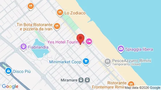 Rooms for rent i Rimini - kort over placeringen