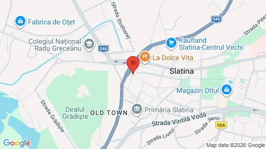 Apartments for rent i Slatina - kort over placeringen