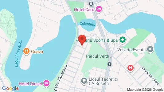 Apartments for rent i Voluntari - kort over placeringen
